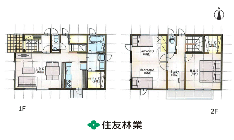 区画No.21 住友林業 間取り