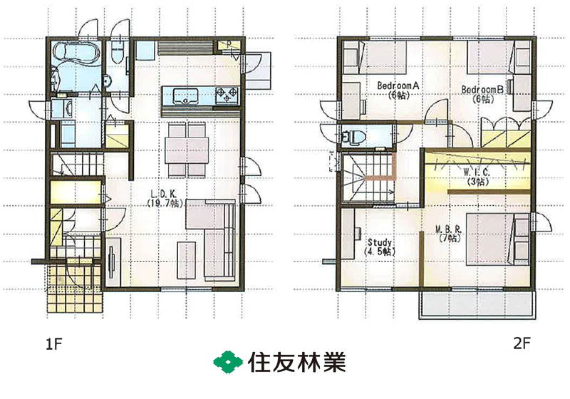 区画No.34 住友林業 間取り