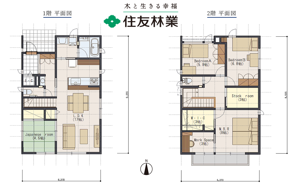 区画No.27 住友林業参考間取り